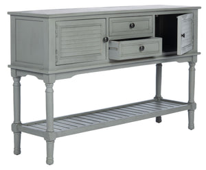 Safavieh Tate Console Table – Elegant Farmhouse Design With Turned Legs, Storage Drawers, And Timeless Charm Distressed Grey CNS5722C