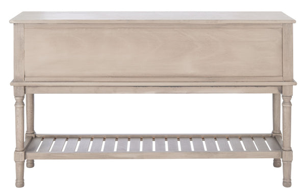 Safavieh Tate Console Table – Elegant Farmhouse Design With Turned Legs, Storage Drawers, And Timeless Charm Greige CNS5722D