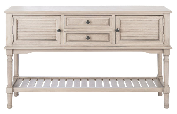 Safavieh Tate Console Table – Elegant Farmhouse Design With Turned Legs, Storage Drawers, And Timeless Charm Greige CNS5722D