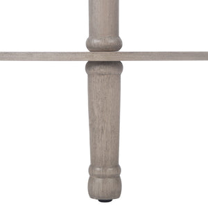 Safavieh Tinsley Half-Round Console Table - Elegant Entryway Accent With Carved Details And Timeless Style Greige CNS5723A