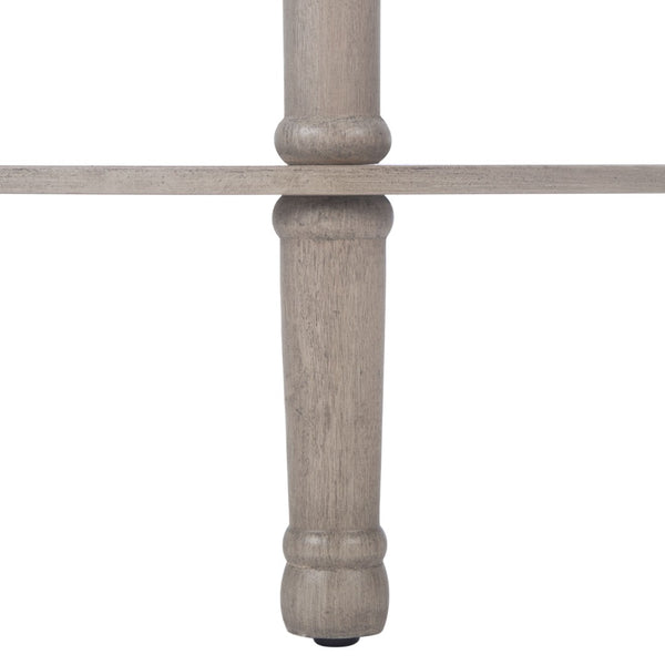 Safavieh Tinsley Half-Round Console Table - Elegant Entryway Accent With Carved Details And Timeless Style Greige CNS5723A