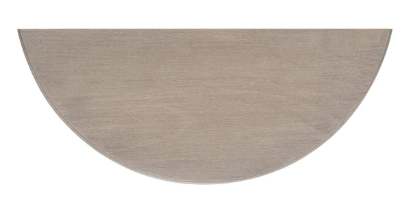 Safavieh Tinsley Half-Round Console Table - Elegant Entryway Accent With Carved Details And Timeless Style Greige CNS5723A