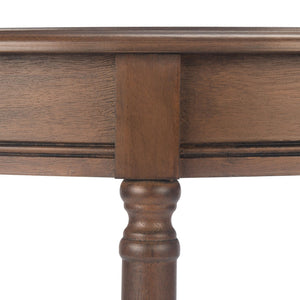 Safavieh Tinsley Half-Round Console Table - Elegant Entryway Accent With Carved Details And Timeless Style Brown CNS5723C