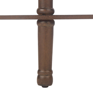 Safavieh Tinsley Half-Round Console Table - Elegant Entryway Accent With Carved Details And Timeless Style Brown CNS5723C