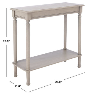 Safavieh Tinsley Rectangular Console Table - Timeless Design With Turned Legs For Entryway Or Living Room Elegance Greige CNS5724A