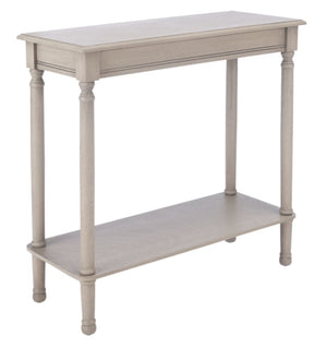 Safavieh Tinsley Rectangular Console Table - Timeless Design With Turned Legs For Entryway Or Living Room Elegance Greige CNS5724A
