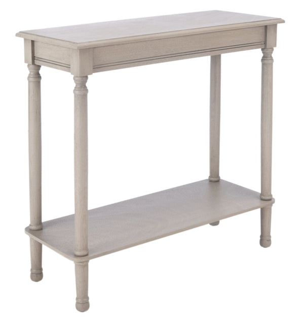 Safavieh Tinsley Rectangular Console Table - Timeless Design With Turned Legs For Entryway Or Living Room Elegance Greige CNS5724A