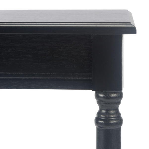 Safavieh Tinsley Rectangular Console Table - Timeless Design With Turned Legs For Entryway Or Living Room Elegance Black CNS5724B