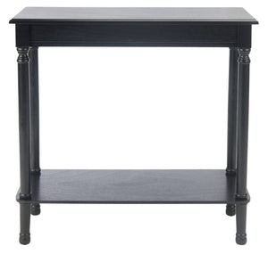 Safavieh Tinsley Rectangular Console Table - Timeless Design With Turned Legs For Entryway Or Living Room Elegance Black CNS5724B