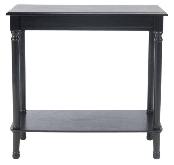 Safavieh Tinsley Rectangular Console Table - Timeless Design With Turned Legs For Entryway Or Living Room Elegance Black CNS5724B