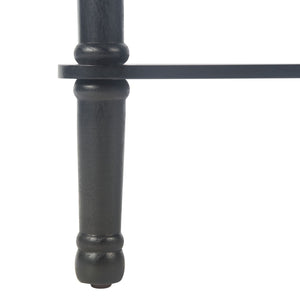 Safavieh Tinsley Rectangular Console Table - Timeless Design With Turned Legs For Entryway Or Living Room Elegance Black CNS5724B