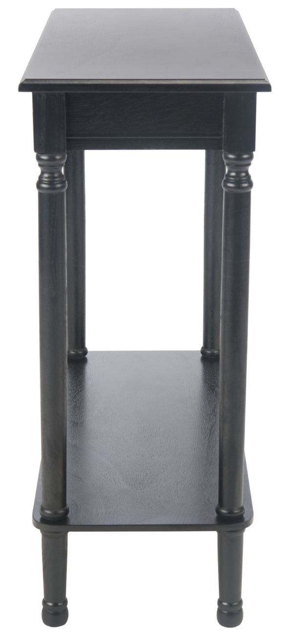 Safavieh Tinsley Rectangular Console Table - Timeless Design With Turned Legs For Entryway Or Living Room Elegance Black CNS5724B
