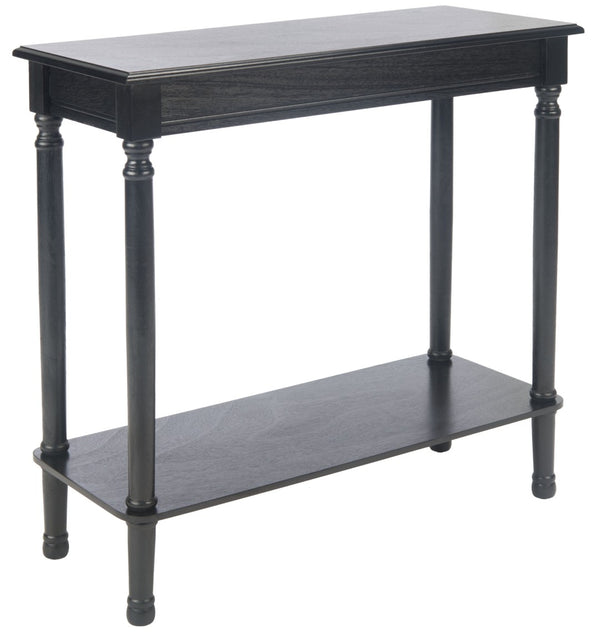 Safavieh Tinsley Rectangular Console Table - Timeless Design With Turned Legs For Entryway Or Living Room Elegance Black CNS5724B