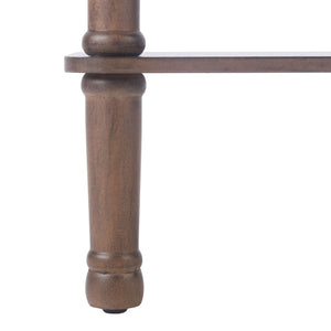 Safavieh Tinsley Rectangular Console Table - Timeless Design With Turned Legs For Entryway Or Living Room Elegance Brown CNS5724C