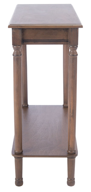Safavieh Tinsley Rectangular Console Table - Timeless Design With Turned Legs For Entryway Or Living Room Elegance Brown CNS5724C