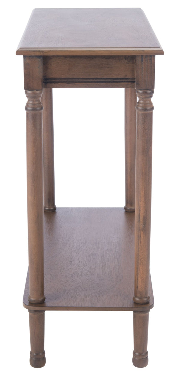 Safavieh Tinsley Rectangular Console Table - Timeless Design With Turned Legs For Entryway Or Living Room Elegance Brown CNS5724C