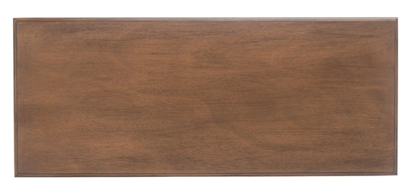 Safavieh Tinsley Rectangular Console Table - Timeless Design With Turned Legs For Entryway Or Living Room Elegance Brown CNS5724C