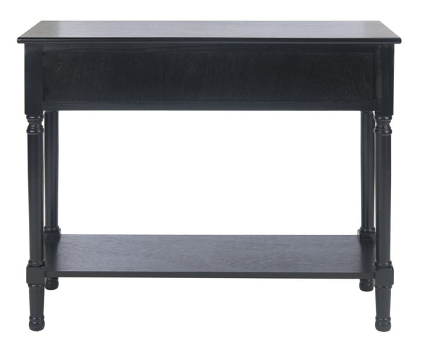 Safavieh Allura Console Table – Charming Farmhouse Accent With Carved Details And Ample Storage For Entryways Black CNS5725B