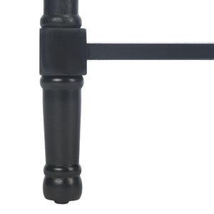 Safavieh Allura Console Table – Charming Farmhouse Accent With Carved Details And Ample Storage For Entryways Black CNS5725B