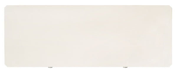 Safavieh Opal Elegant Two-Drawer Console Table For Entryway With French Country Charm And Modern Farmhouse Style Distressed White CNS5726A