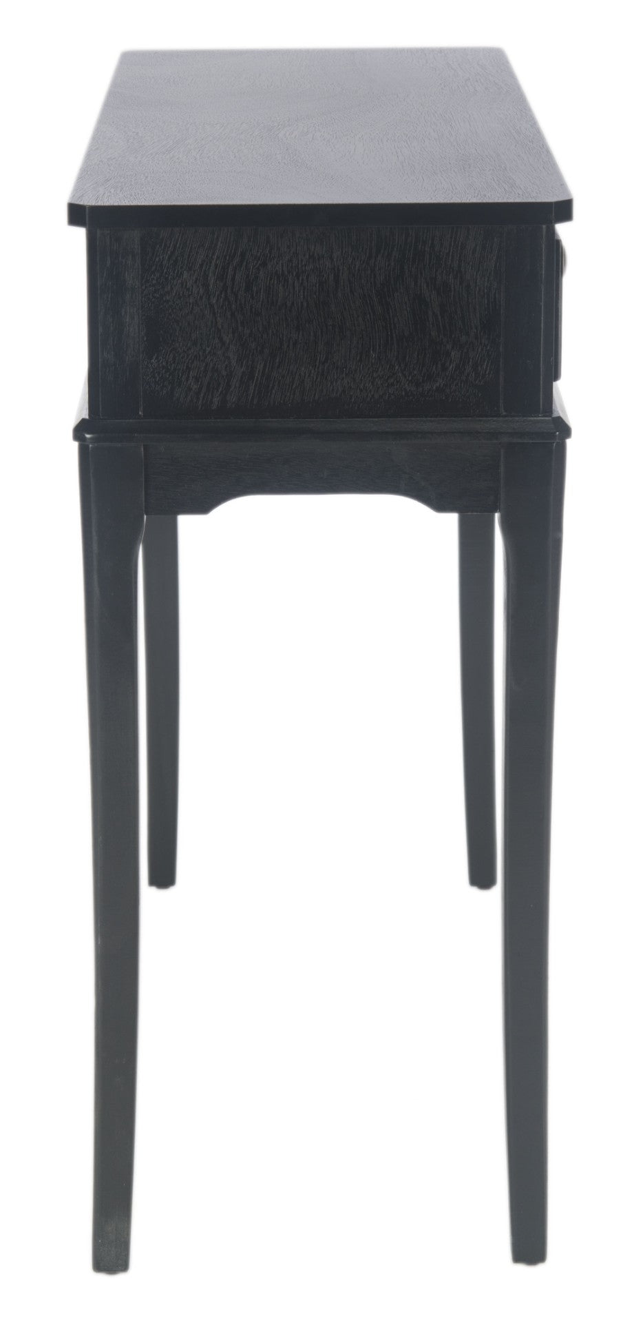 Safavieh Opal Elegant Two-Drawer Console Table For Entryway With French Country Charm And Modern Farmhouse Style Black CNS5726B
