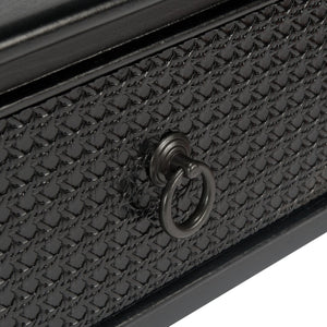 Safavieh Haines Console Table - Elegant Carved Design With Sleek Storage For Entryways And Living Spaces Black CNS5727A
