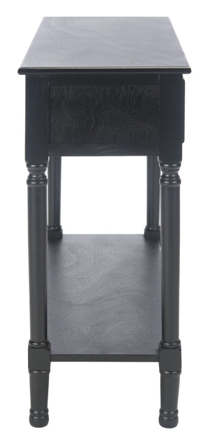 Safavieh Haines Console Table - Elegant Carved Design With Sleek Storage For Entryways And Living Spaces Black CNS5727A