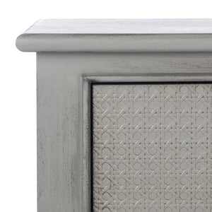 Safavieh Haines Console Table - Elegant Carved Design With Sleek Storage For Entryways And Living Spaces Distressed Grey CNS5727B