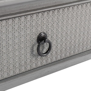 Safavieh Haines Console Table - Elegant Carved Design With Sleek Storage For Entryways And Living Spaces Distressed Grey CNS5727B