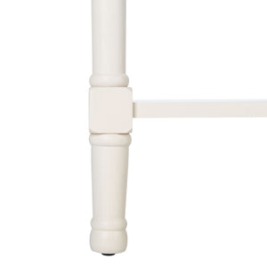 Safavieh Haines Console Table - Elegant Carved Design With Sleek Storage For Entryways And Living Spaces White CNS5727D