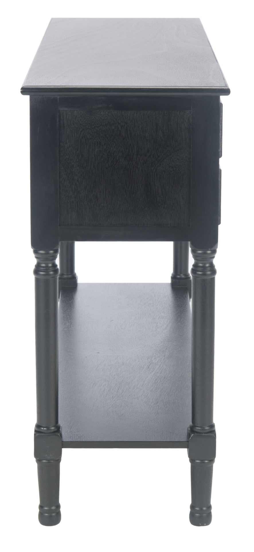Safavieh Haines Console Table With Four Drawers – Elegant Storage Solution For Entryways And Hallways Black CNS5728A