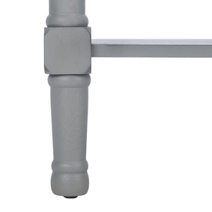 Safavieh Haines Console Table With Four Drawers – Elegant Storage Solution For Entryways And Hallways Distressed Grey CNS5728B