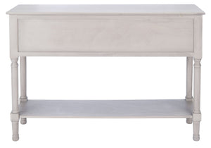 Safavieh Haines Console Table With Four Drawers – Elegant Storage Solution For Entryways And Hallways Greige CNS5728C