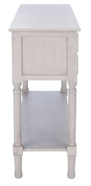 Safavieh Haines Console Table With Four Drawers – Elegant Storage Solution For Entryways And Hallways Greige CNS5728C
