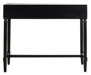 Safavieh Aliyah 2-Drawer Console Table - Rustic French Country Charm For Entryway And Living Space Decor Black CNS5729A