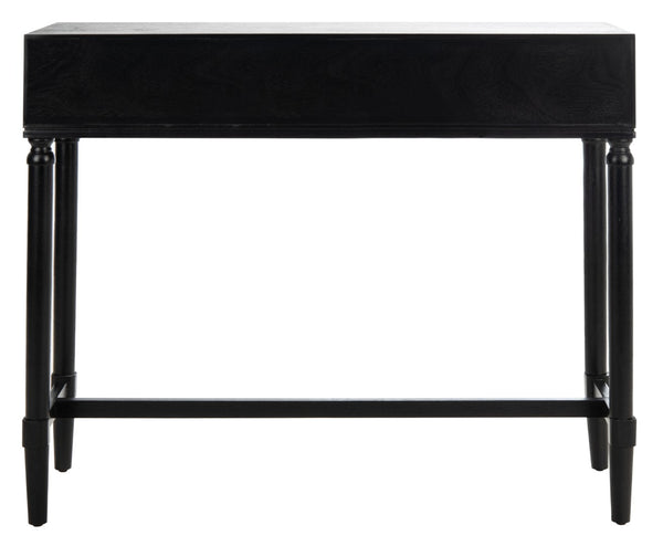 Safavieh Aliyah 2-Drawer Console Table - Rustic French Country Charm For Entryway And Living Space Decor Black CNS5729A
