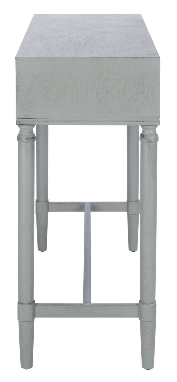 Safavieh Aliyah 2-Drawer Console Table - Rustic French Country Charm For Entryway And Living Space Decor Distressed Grey CNS5729B