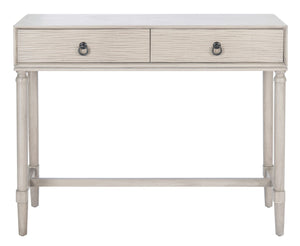 Safavieh Aliyah 2-Drawer Console Table - Rustic French Country Charm For Entryway And Living Space Decor Greige CNS5729C