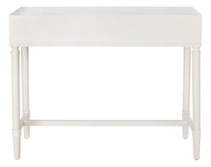 Safavieh Aliyah 2-Drawer Console Table - Rustic French Country Charm For Entryway And Living Space Decor Distressed White CNS5729D