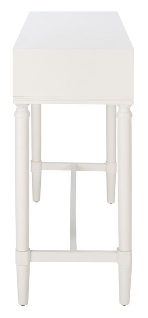 Safavieh Aliyah 2-Drawer Console Table - Rustic French Country Charm For Entryway And Living Space Decor Distressed White CNS5729D