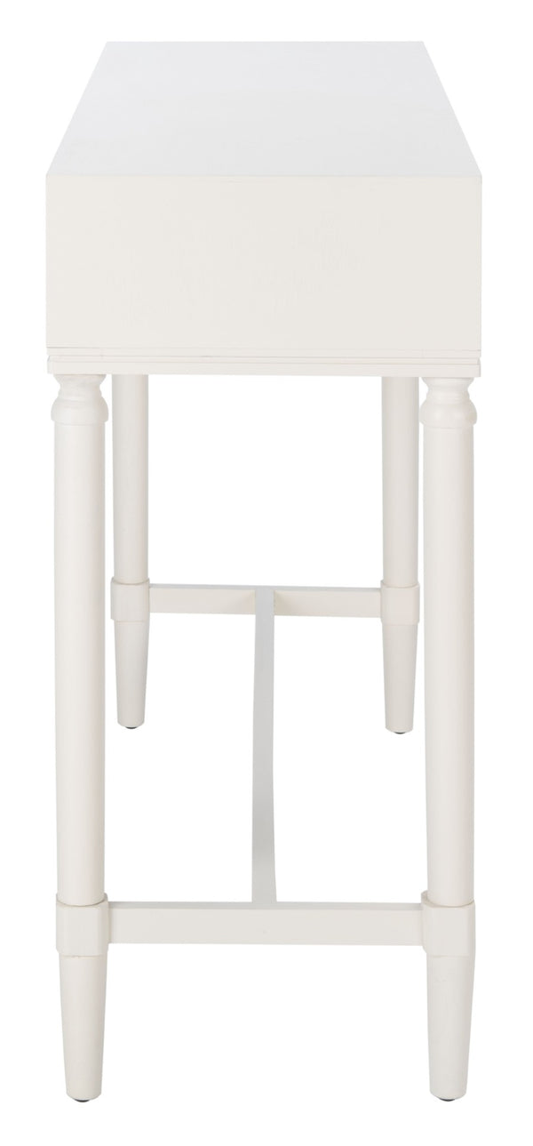 Safavieh Aliyah 2-Drawer Console Table - Rustic French Country Charm For Entryway And Living Space Decor Distressed White CNS5729D