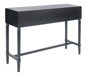 Safavieh Aliyah 4-Drawer Console Table – Elegant French Country Design With Modern Touch For Stylish Storage Black CNS5730A