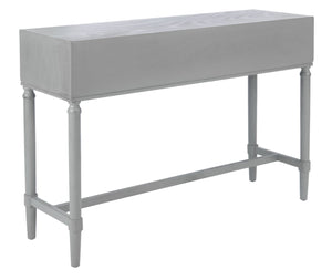 Safavieh Aliyah 4-Drawer Console Table – Elegant French Country Design With Modern Touch For Stylish Storage Distressed Grey CNS5730B