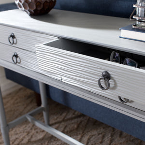 Safavieh Aliyah 4-Drawer Console Table – Elegant French Country Design With Modern Touch For Stylish Storage Distressed Grey CNS5730B