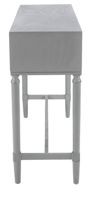 Safavieh Aliyah 4-Drawer Console Table – Elegant French Country Design With Modern Touch For Stylish Storage Distressed Grey CNS5730B
