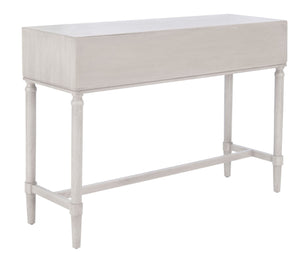 Safavieh Aliyah 4-Drawer Console Table – Elegant French Country Design With Modern Touch For Stylish Storage Greige CNS5730C