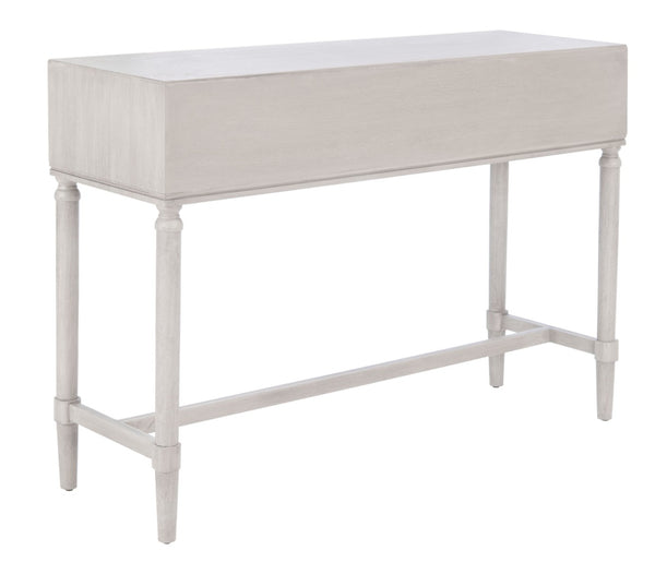 Safavieh Aliyah 4-Drawer Console Table – Elegant French Country Design With Modern Touch For Stylish Storage Greige CNS5730C