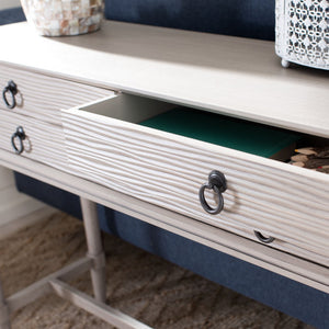 Safavieh Aliyah 4-Drawer Console Table – Elegant French Country Design With Modern Touch For Stylish Storage Greige CNS5730C