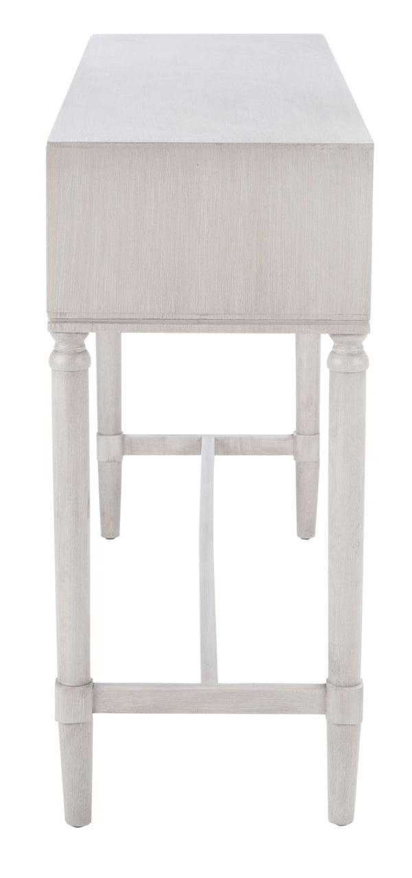 Safavieh Aliyah 4-Drawer Console Table – Elegant French Country Design With Modern Touch For Stylish Storage Greige CNS5730C