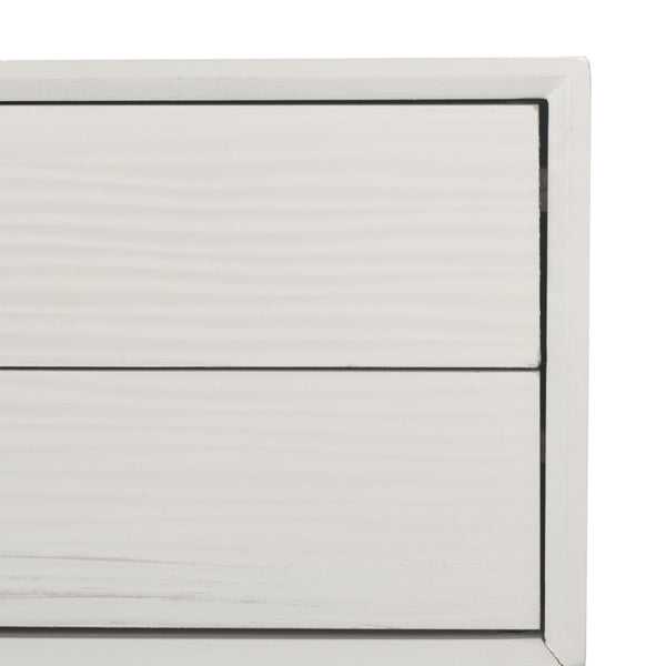 Safavieh Aliyah 4-Drawer Console Table – Elegant French Country Design With Modern Touch For Stylish Storage White CNS5730D